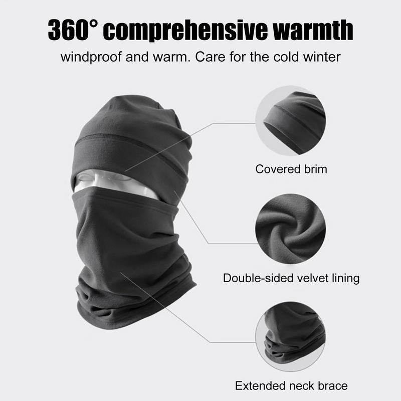Cycling Gear Cold Weather - Cycling Face Cover Warm Fleece Cold