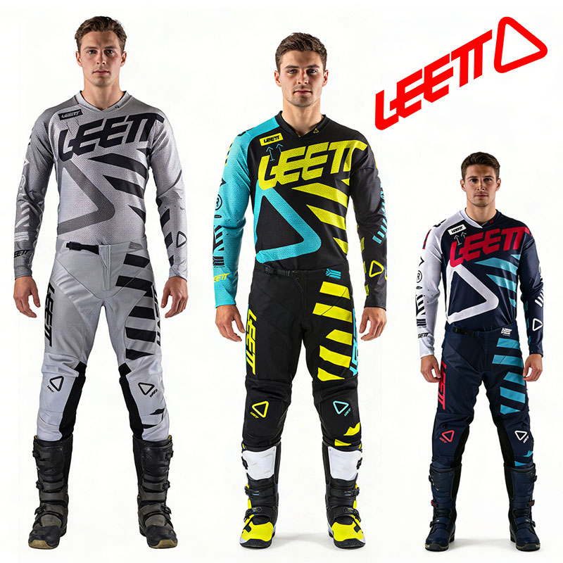 Cycling Gear Pants - Motocross Gear Set Grey Name Number