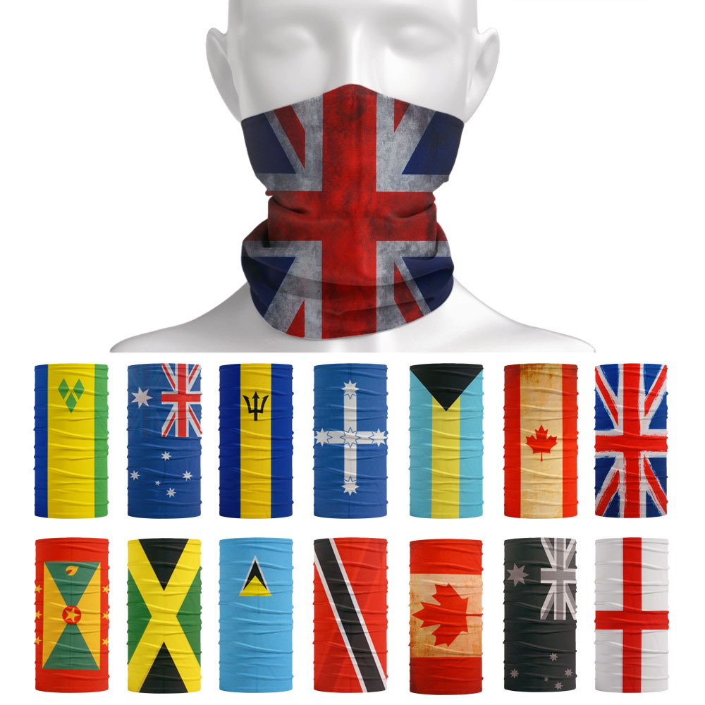 Womens Cycling Gear Uk - Commonwealth of Nations Flag Bandanas Multifunctional