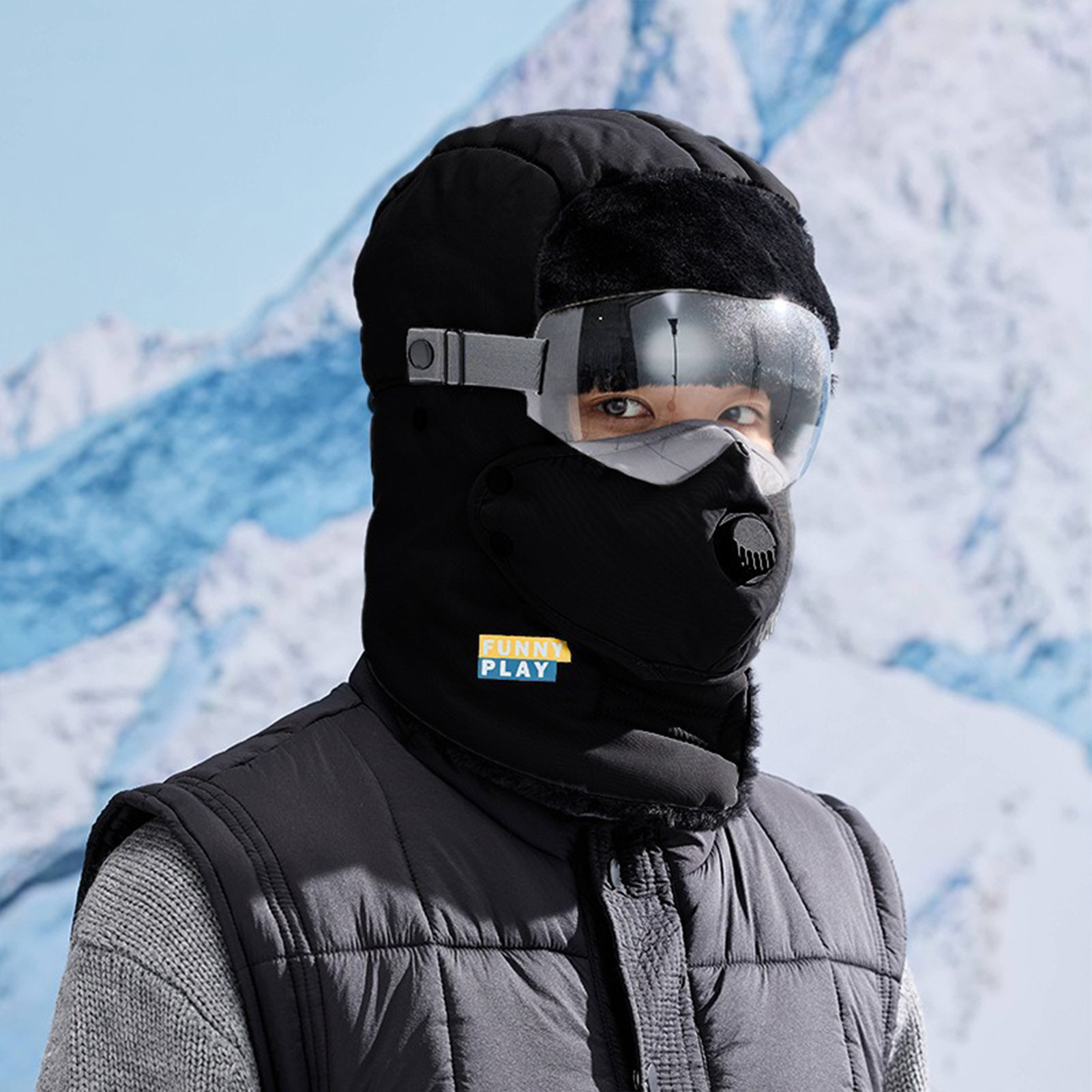 Cycling Gear Cold Weather - Thermal Winter Hat Fleece Lined Thickened