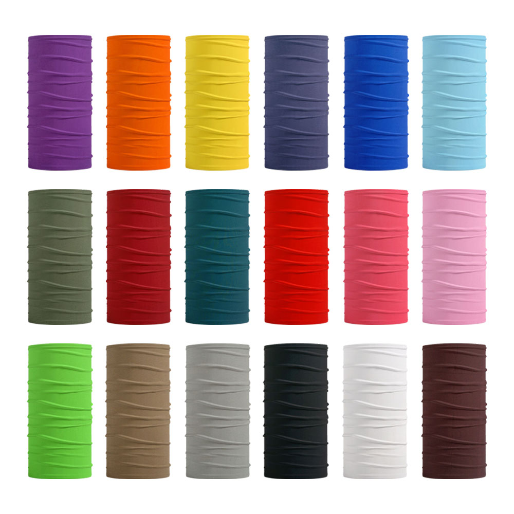 Cycling Gear Pas - Seamless Solid Color Bandanas Men Women