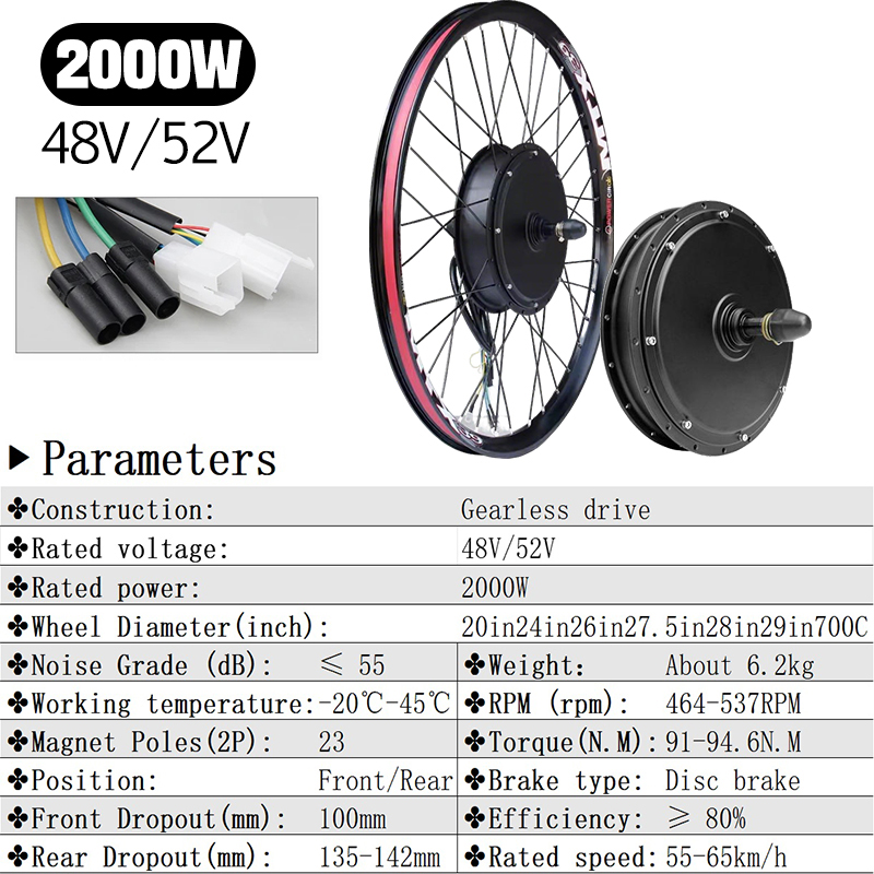 72V 5000W E-Bike Conversion Ki - Cycling Gear Kit review and price