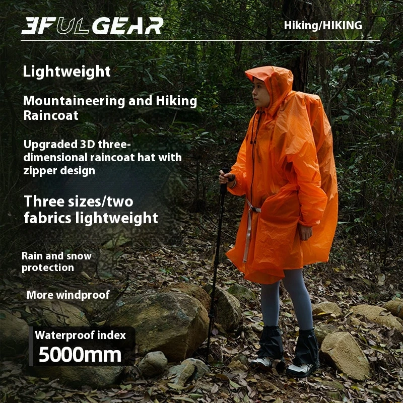 3F UL GEAR Zipper Raincoat 15D - Cycling Gear Pas review and price
