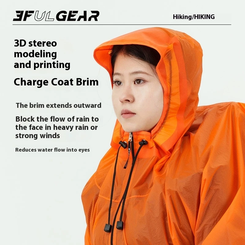 3F UL GEAR Zipper Raincoat 15D - Cycling Gear Pas review and price
