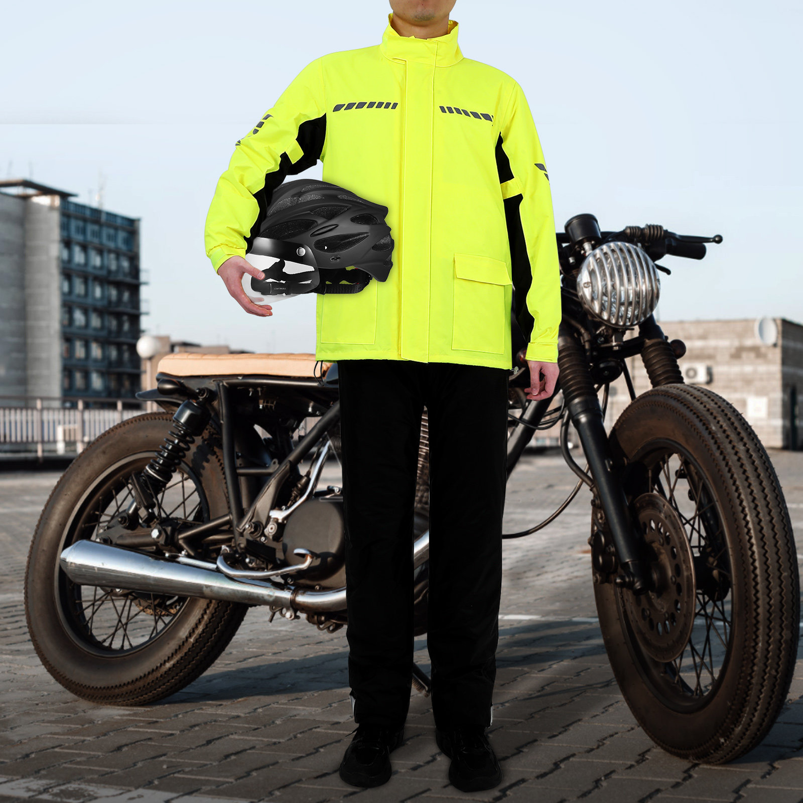 1Set Men Outdoor Cycling Rain  - Cycling Gear Pants review and price