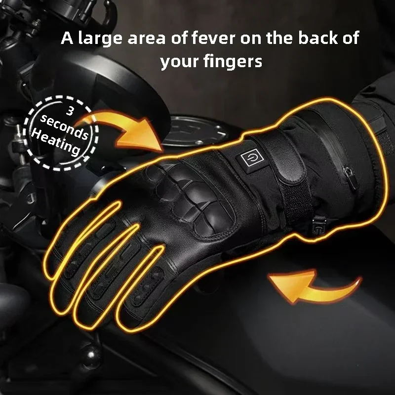 Heated Motorcycle Gloves for M - Cycling Gear Pas review and price